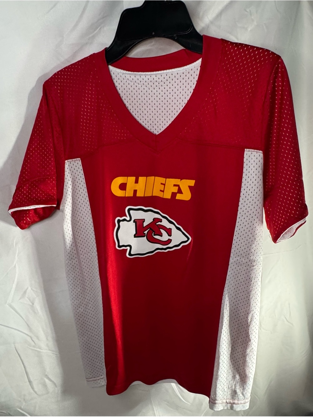 Augusta Sportswear Red, White & Yellow Chiefs Youth Football Jersey